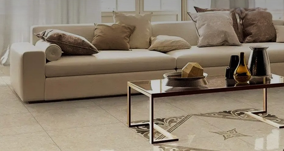 نمای سنگ مرمریت پرنس در کف‌پوش داخلی