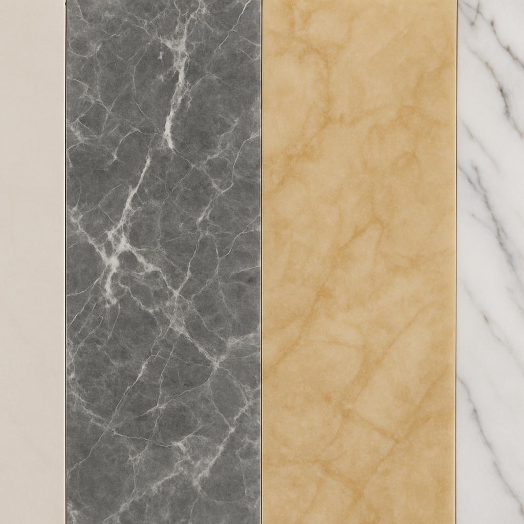 4 نمونه سنگ مرمریت