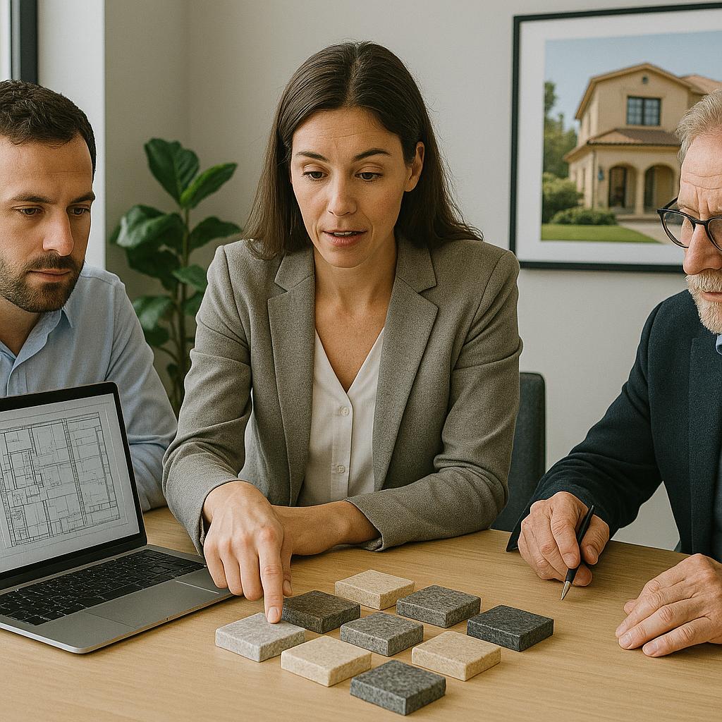 ارائه گزینههای متنوع و انتخاب سنگ