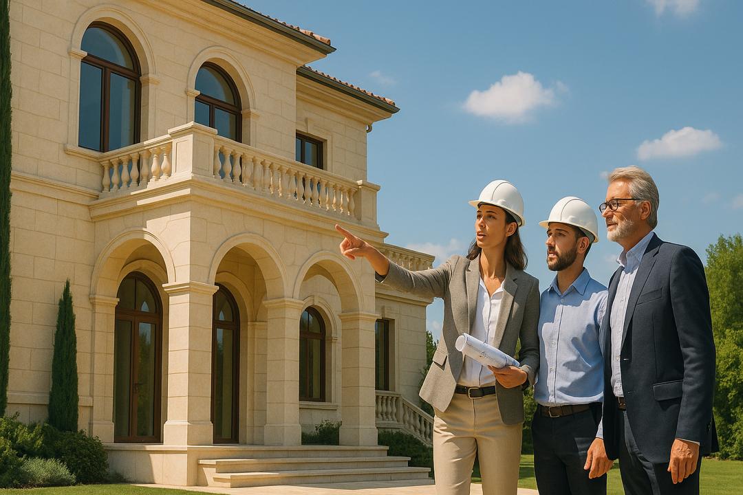 بازدید اولیه از پروژه ساختمانی