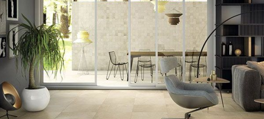 نمای واقعی سنگ لایم‌استون در طراحی داخلی